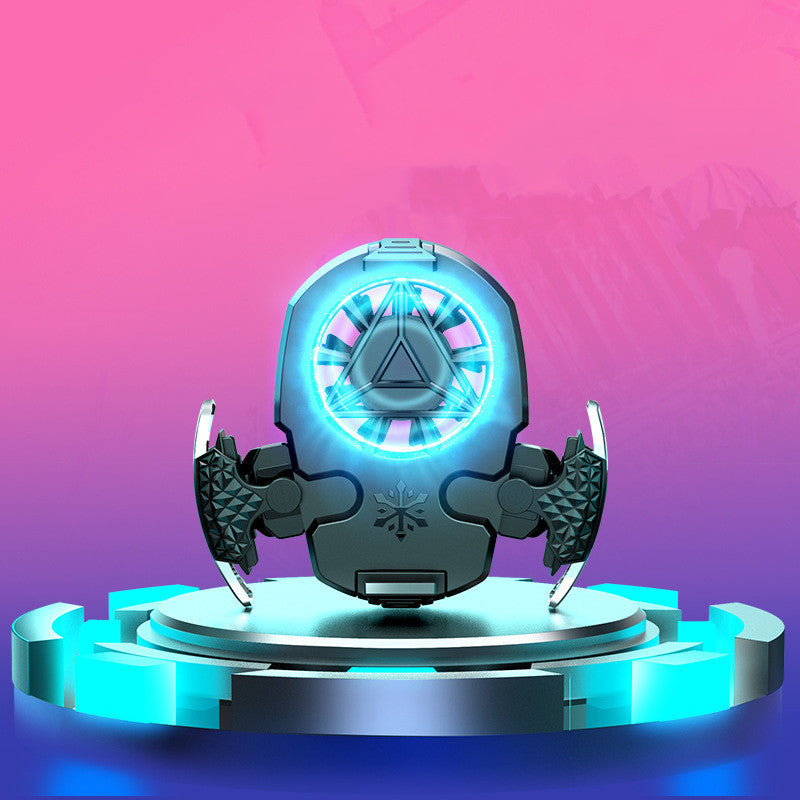 Compatible With Apple, Multi-function Mobile Phone USB Game Cooler System Cooling Fan Gamepad Holder Stand Radiator For Phone Woozy Store