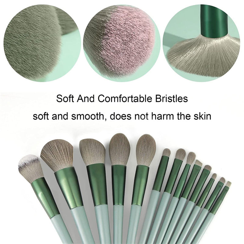 13Pcs Makeup Brush Set Make Up Concealer Brush Blush Powder Brush Eye Shadow Highlighter Foundation Brush Cosmetic Beauty Tools Woozy Store