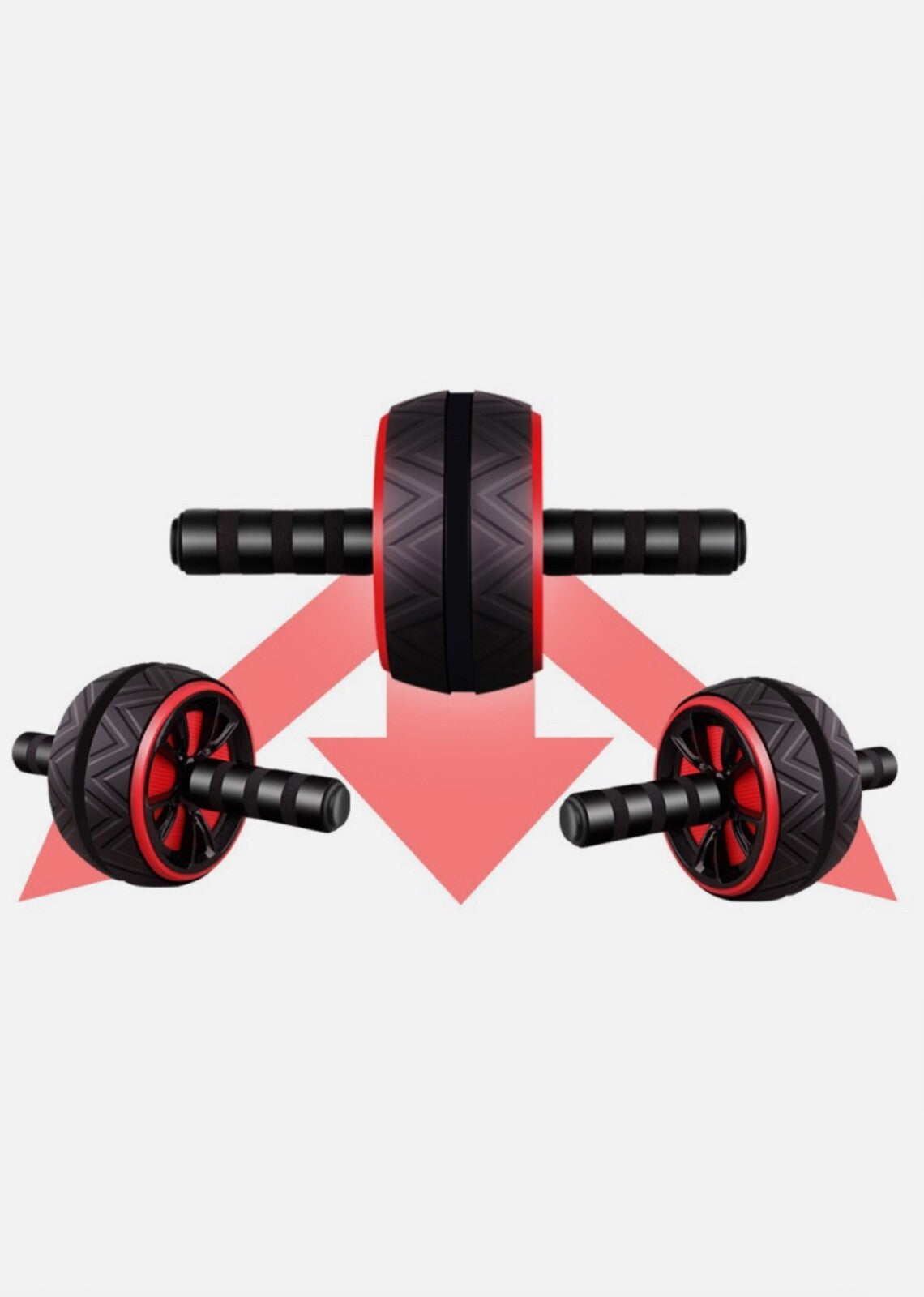 Pro Abs Roller Exercise Wheel Abdominal Core Strength Workout Muscle Cruncher Woozy Store