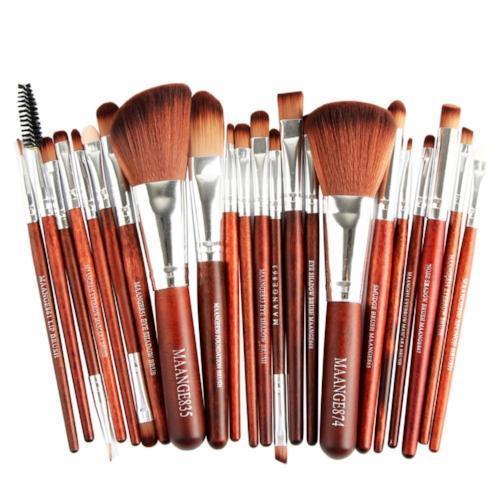 22 Piece Cosmetic Makeup Brush Set Woozy Store