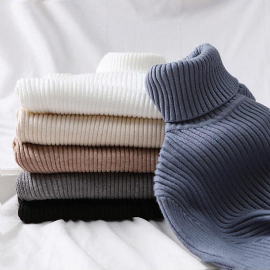 Turtleneck Sweater Women Knit Bottoming Shirt Winter Keep Warm Woozy Store