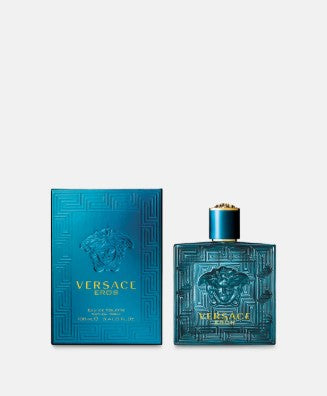 Versace Eros Eau de Toilette for Men – 100ml / 3.4oz Fresh & Intense EDT Woozy Store
