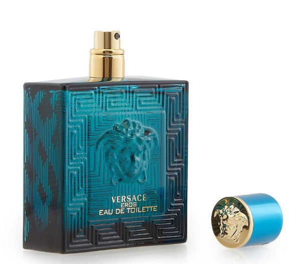 Versace Eros Eau de Toilette for Men – 100ml / 3.4oz Fresh & Intense EDT Woozy Store