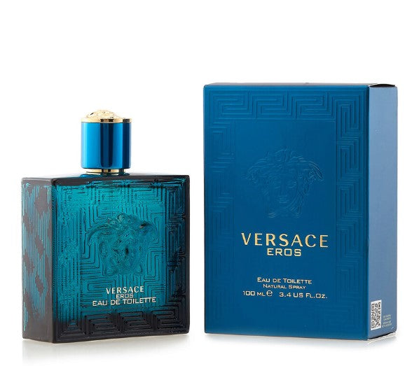 Versace Eros Eau de Toilette for Men – 100ml / 3.4oz Fresh & Intense EDT Woozy Store