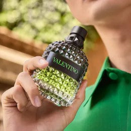Valentino Uomo Born in Roma Green Stravaganza 3.4oz EDT for Men | Luxury Fresh Scent Woozy Store