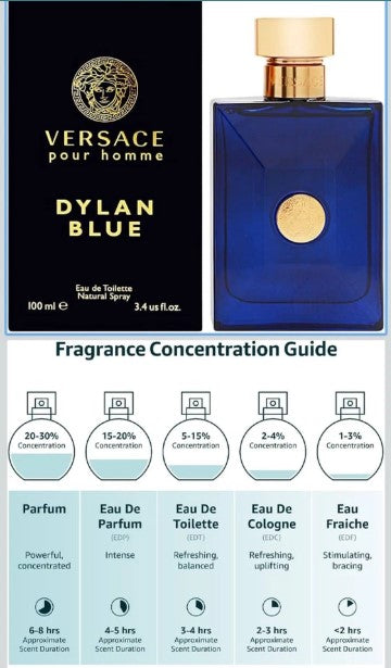Versace Dylan Blue 100ml EDT Spray Unisex – Authentic Luxury Fragrance Woozy Store