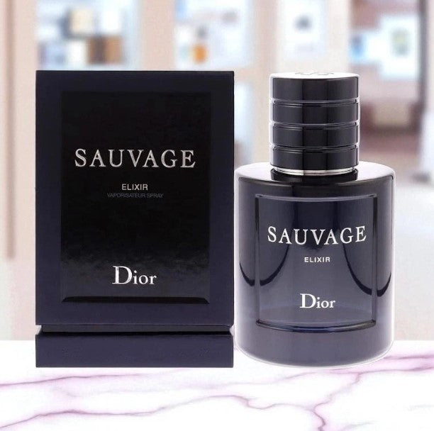Dior Sauvage Elixir 60ml for Men | Powerful Parfum Concentré Spray Woozy Store