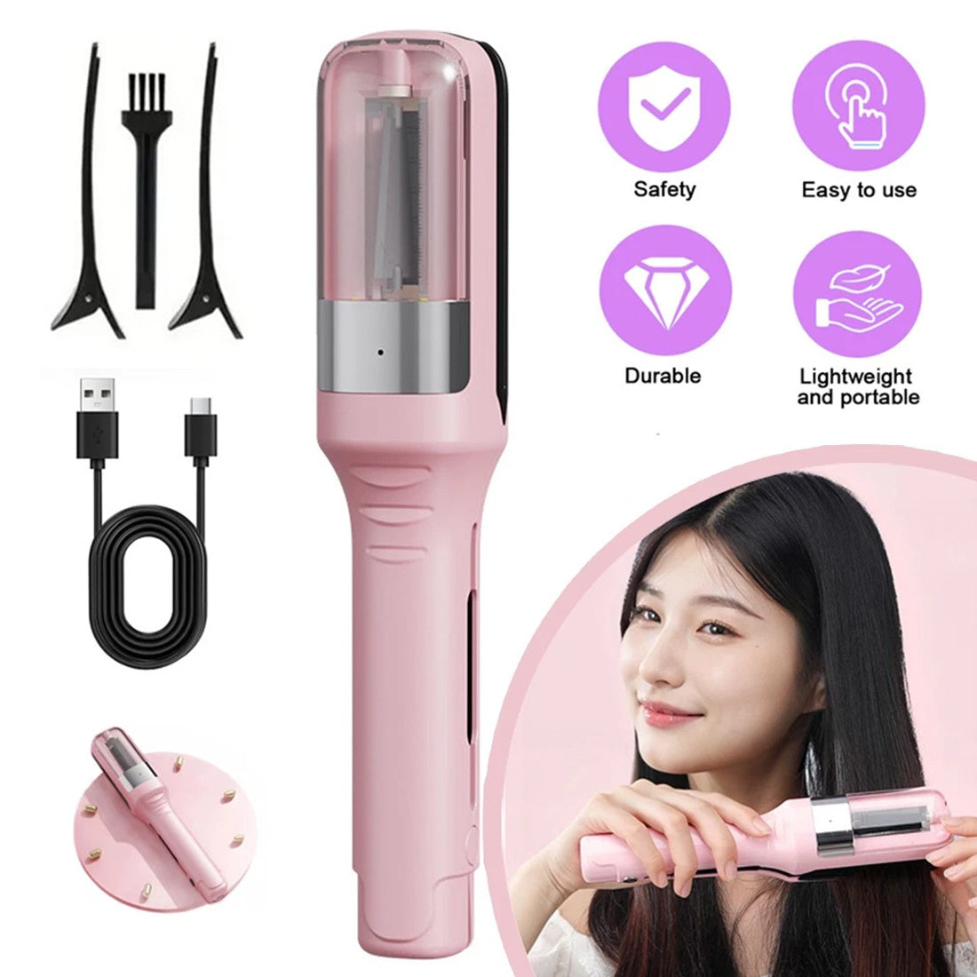 Hair Split End Remover Electrics Trimmer Automatic Damaged Hair Repair Remover Woozy Store