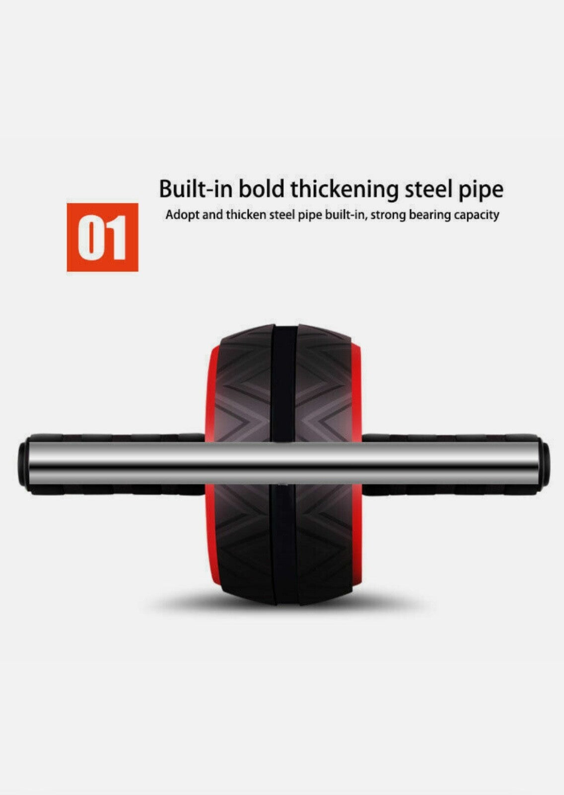 Pro Abs Roller Exercise Wheel Abdominal Core Strength Workout Muscle Cruncher Woozy Store