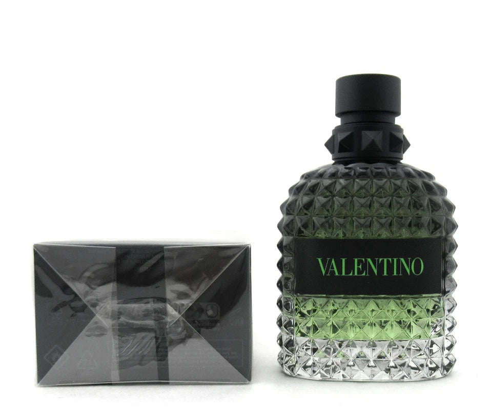 Valentino Uomo Born in Roma Green Stravaganza 3.4oz EDT for Men | Luxury Fresh Scent Woozy Store