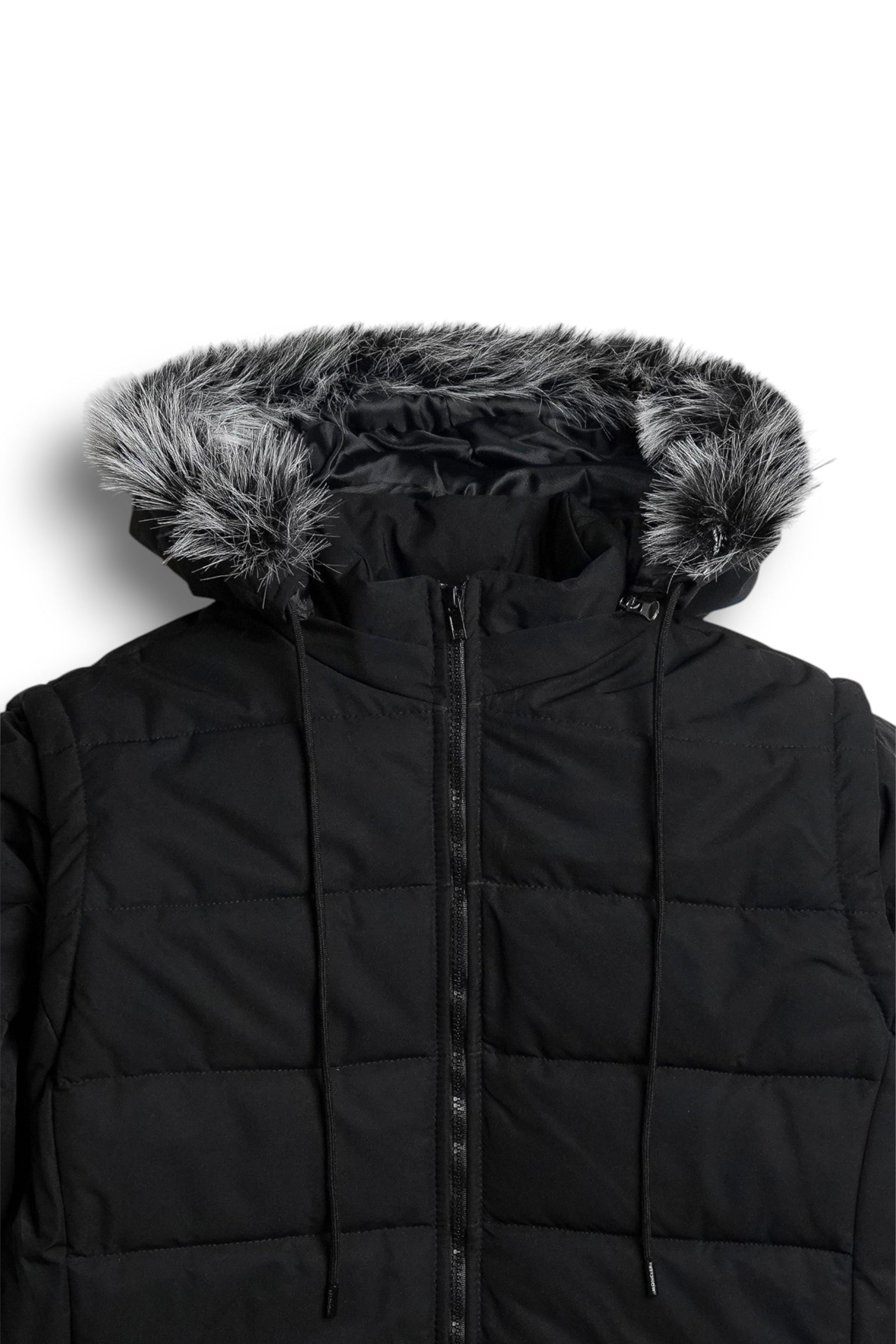 StormWear Black Puffer - hood - Size L