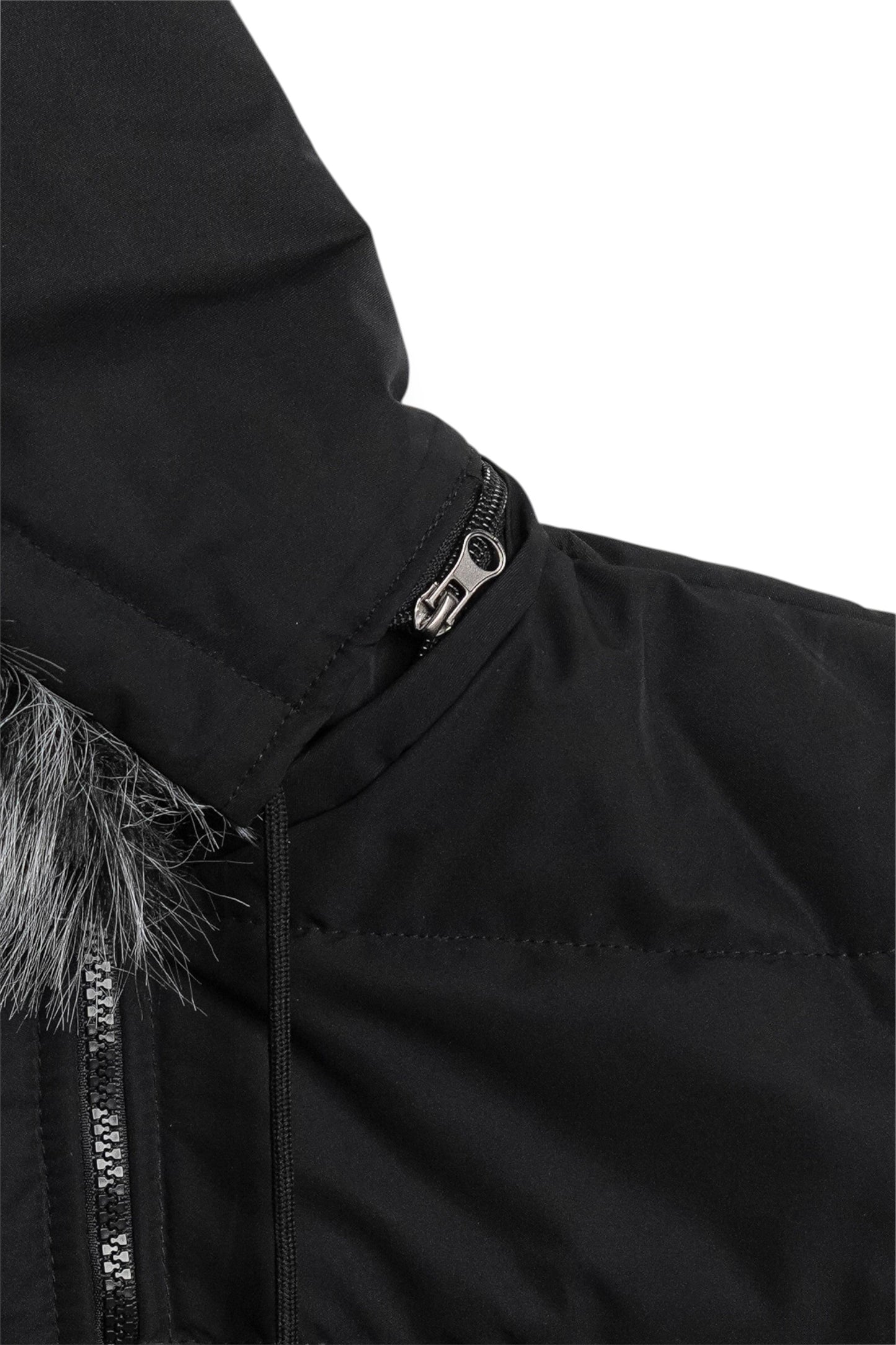 StormWear Black Puffer - zip - Size L