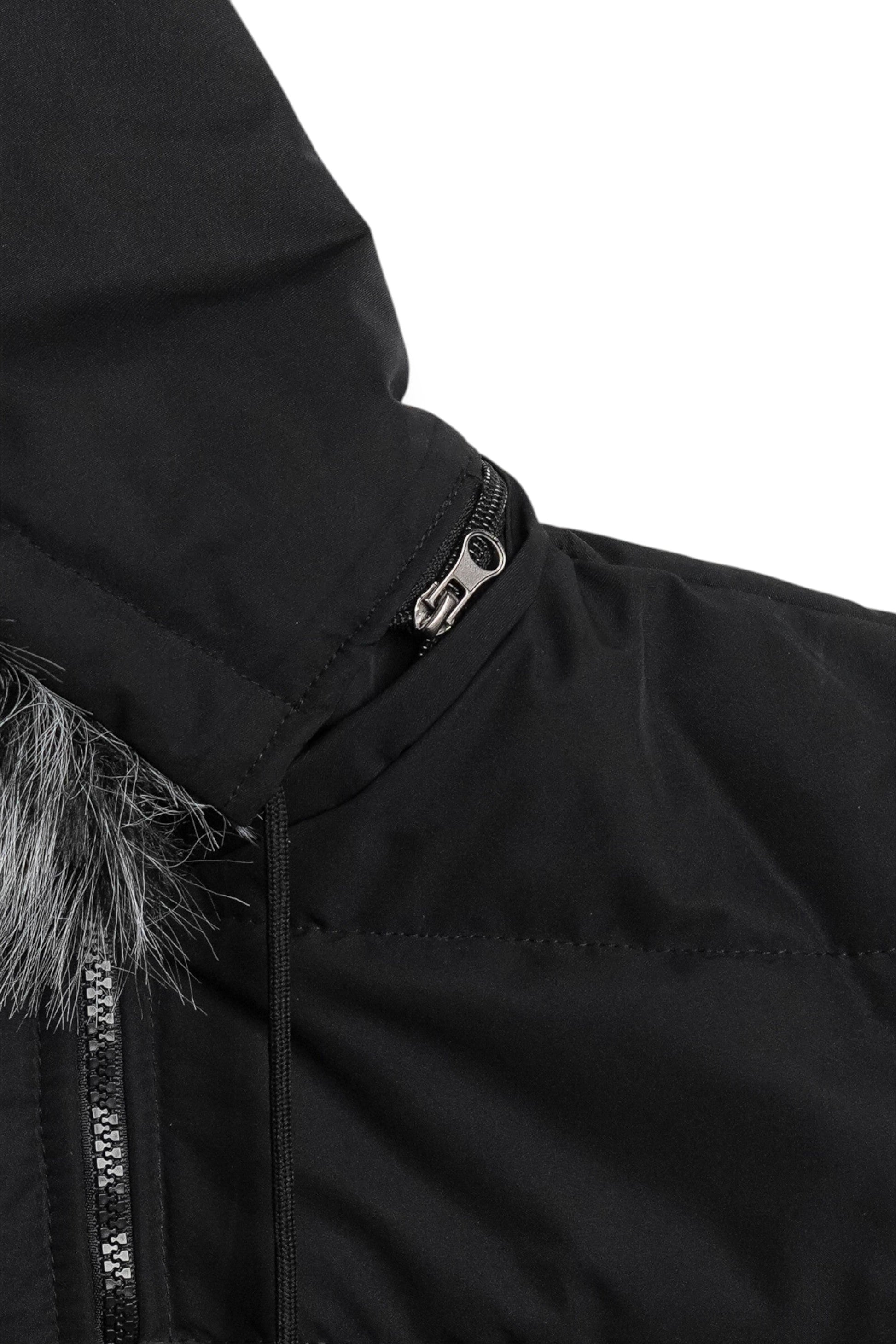 StormWear Black Puffer - zip - Size L