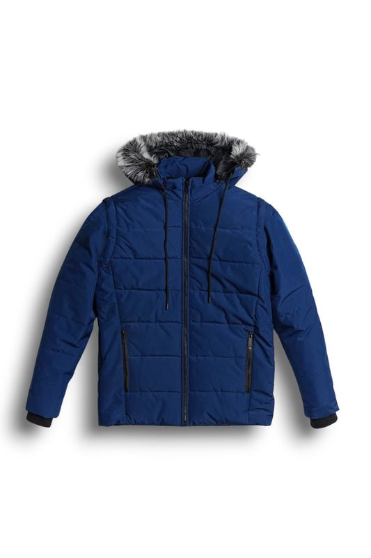 StormWear Blue Puffer - front - Size L