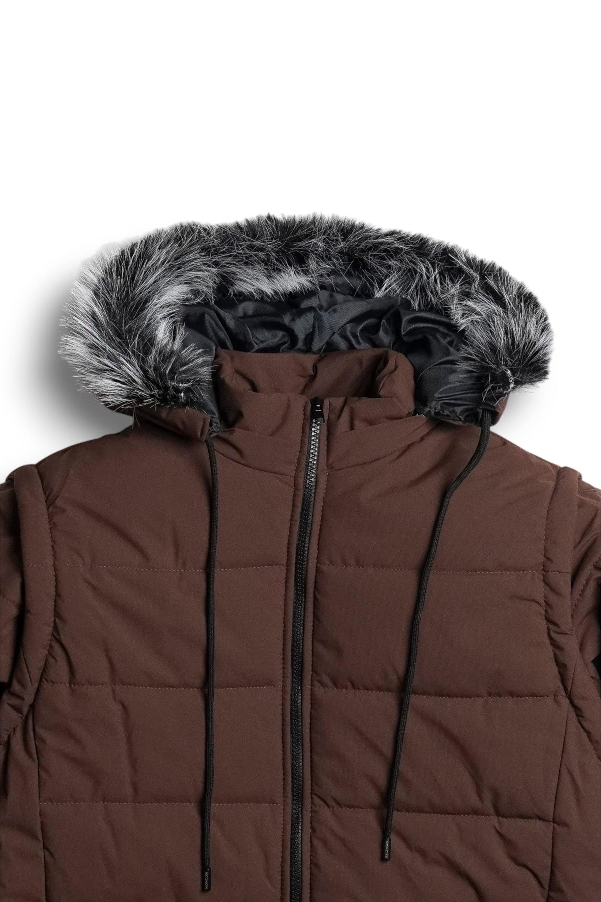 StormWear Brown Puffer - hood - Size L