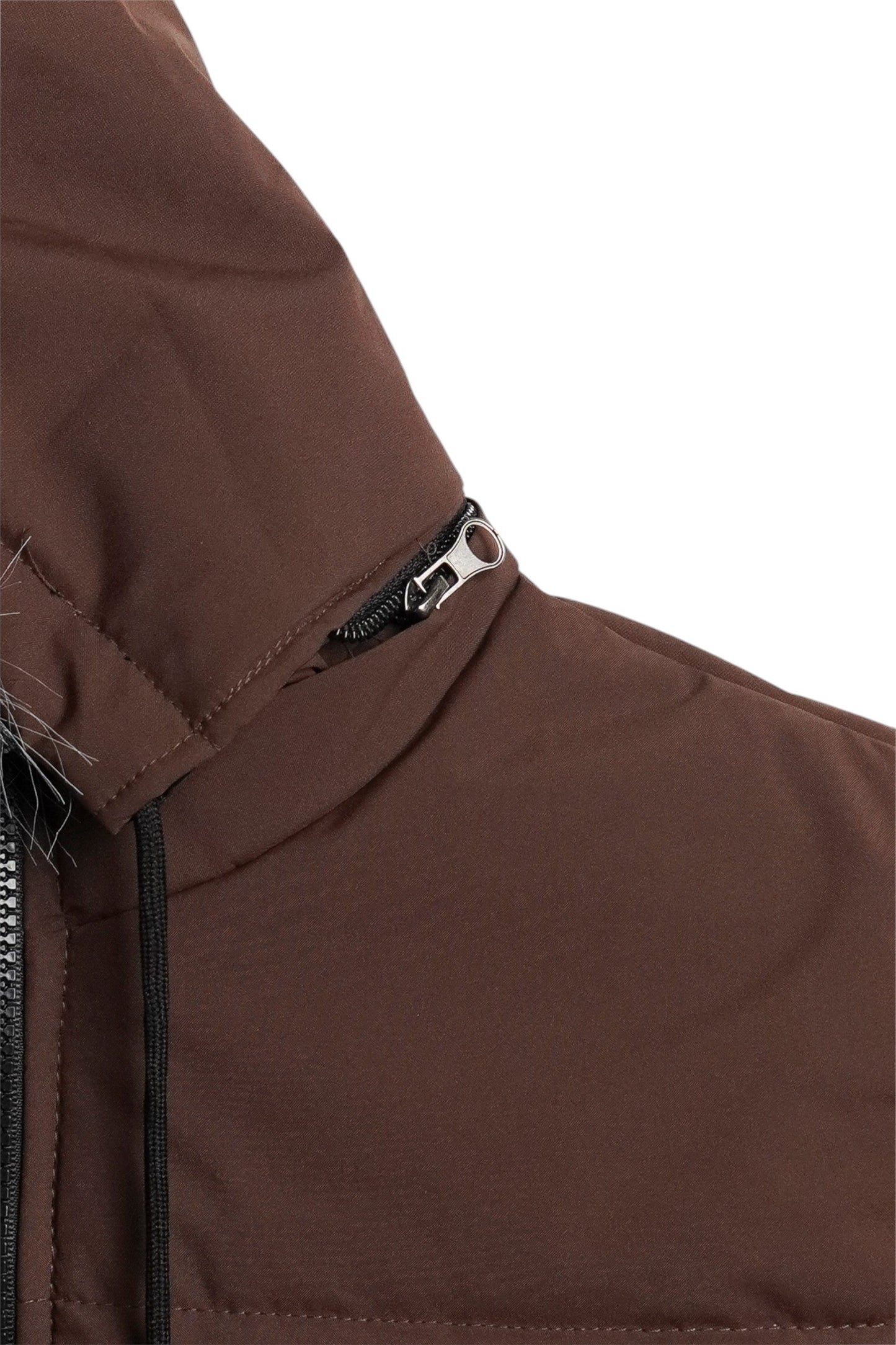 StormWear Brown Puffer - zip - Size L