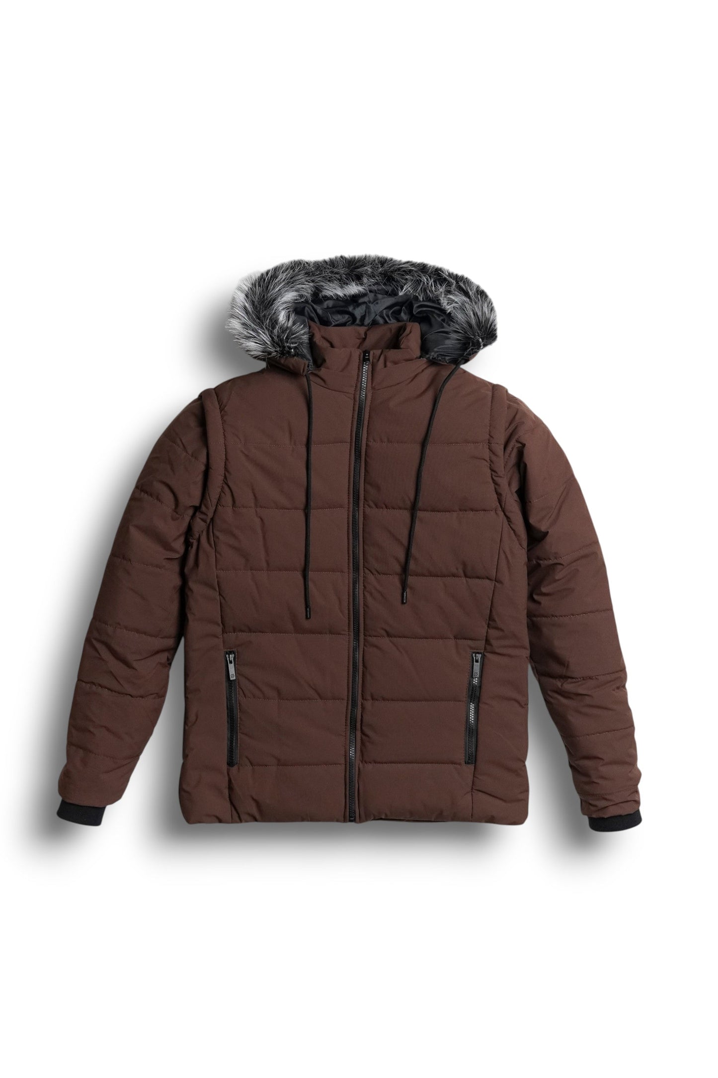 StormWear Brown Puffer - front - Size L