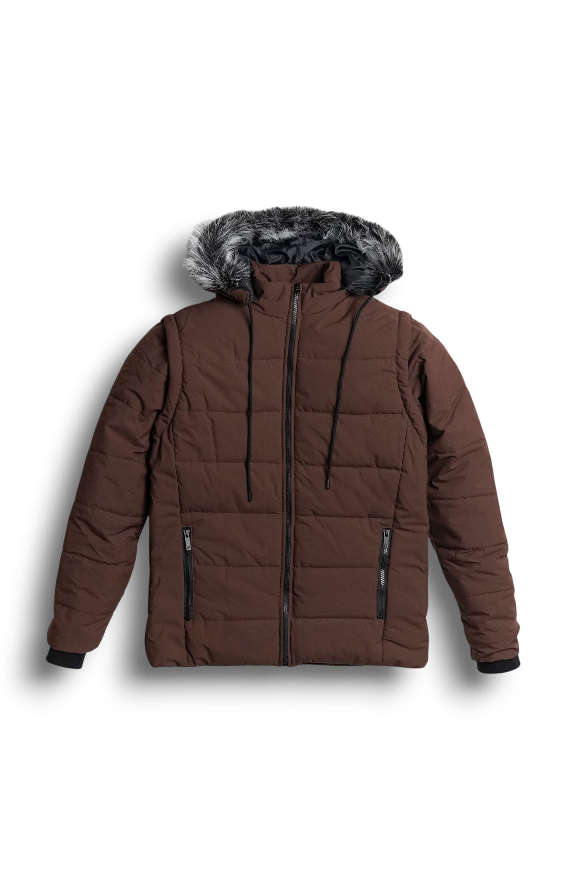 StormWear Brown Puffer - front - Size L