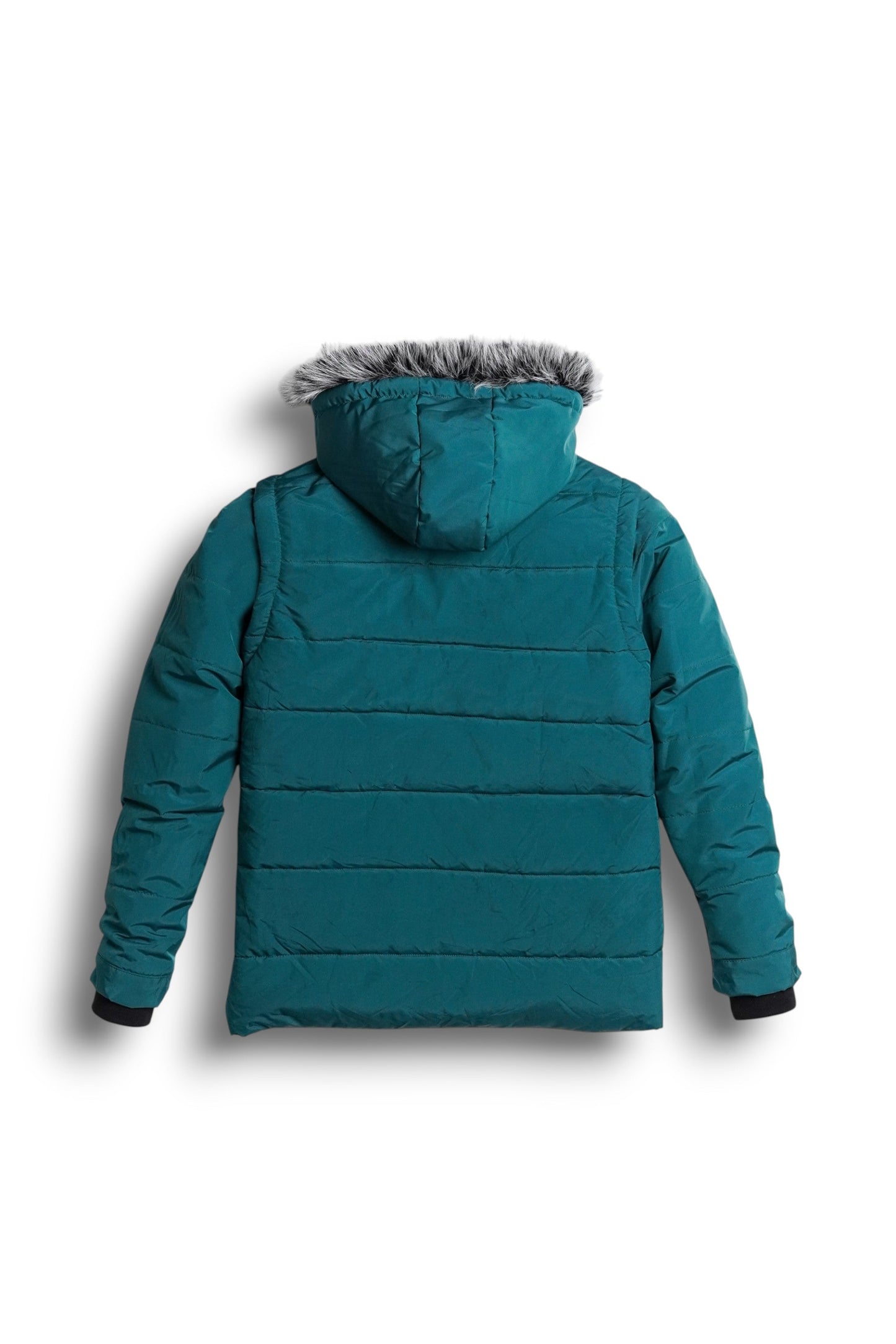 StormWear Green Puffer - back - Size L