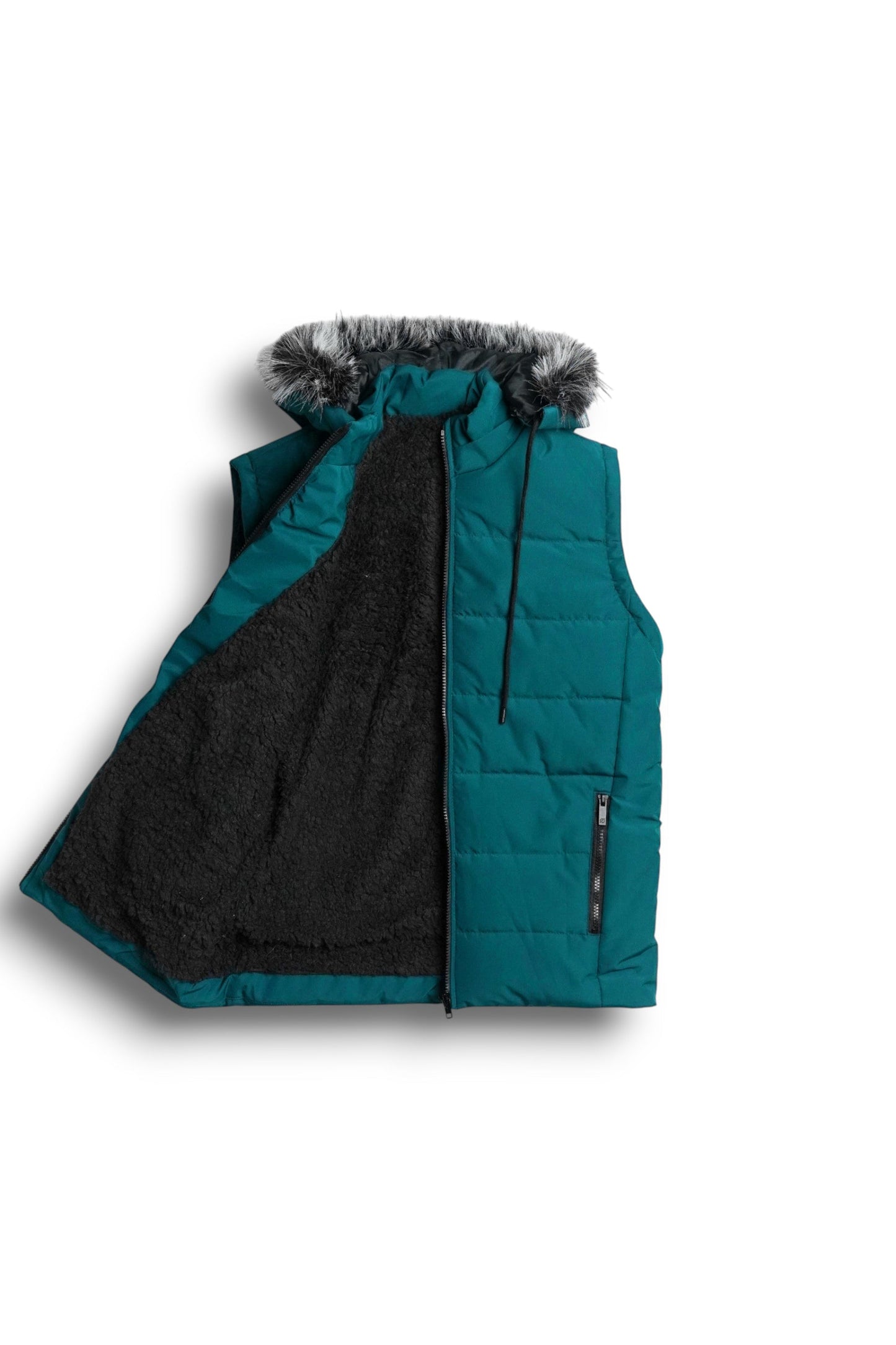 StormWear Green Puffer - interior - Size L