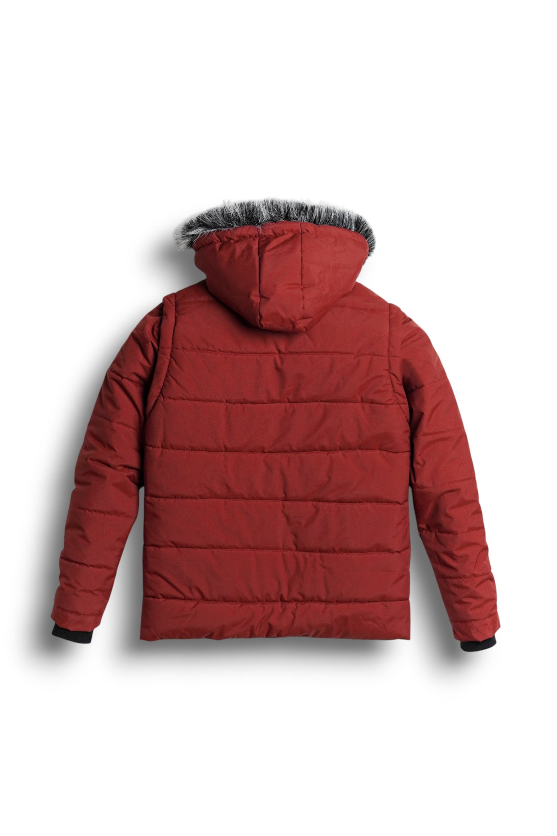 StormWear Red Puffer - back - Size L