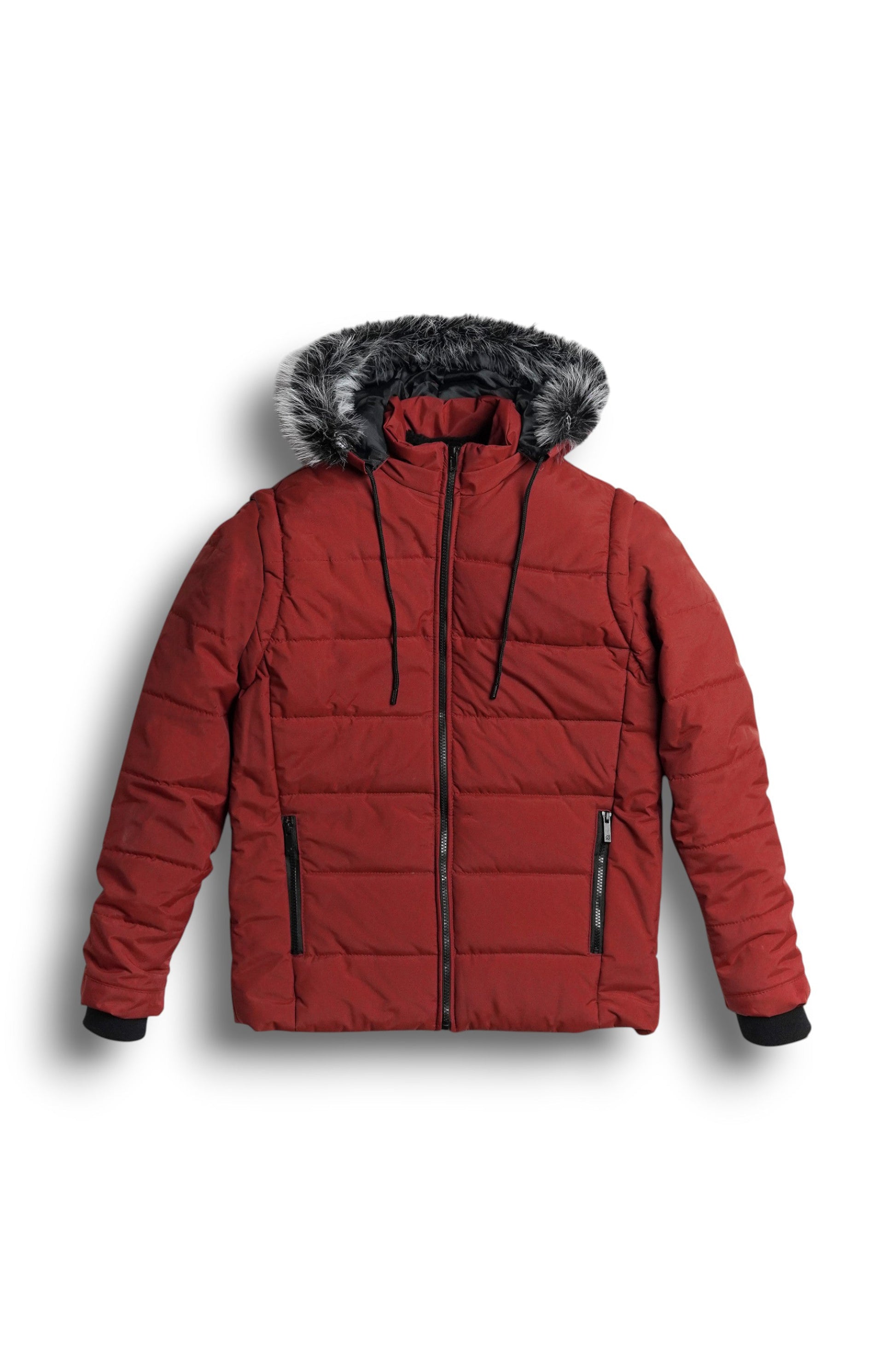 StormWear Red Puffer - front - Size L